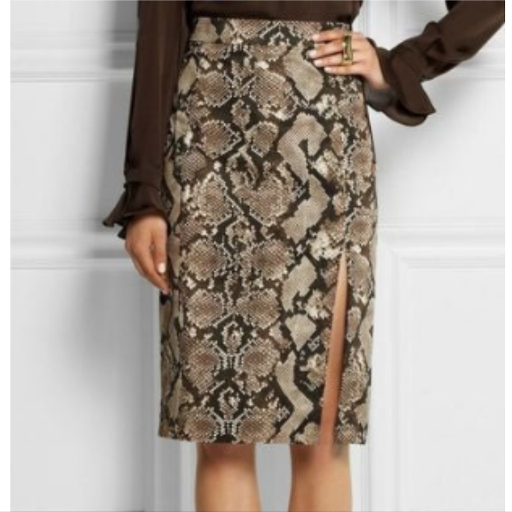 Altuzarra Snake Print Skirt